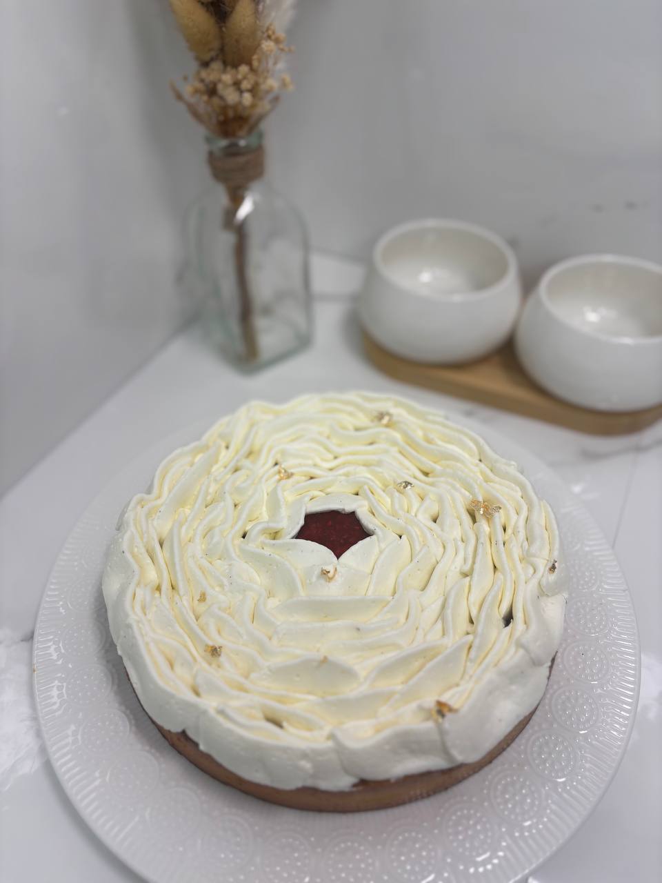 Tiramisu-style frozen yule log